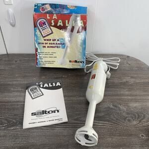 Taco Bell Kitchen Originals La Salsa Electric Handheld Immersion‎ Blender Salton